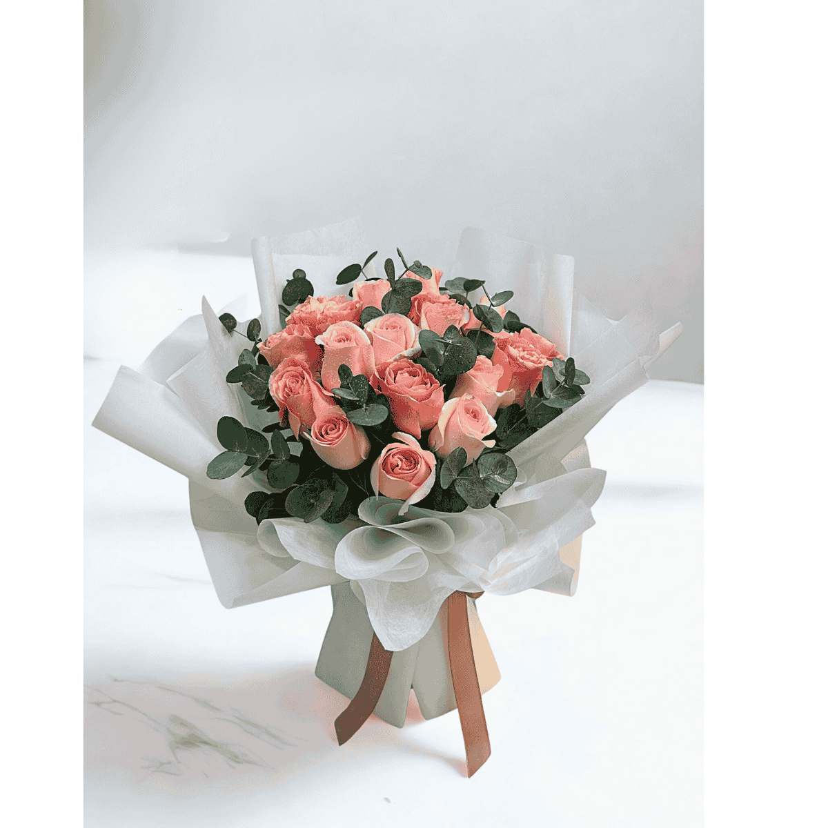 24 pink roses love!